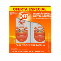 OFF! Family Loção Repelente De Insetos E Mosquitos 2 X 100ml na Amazon
