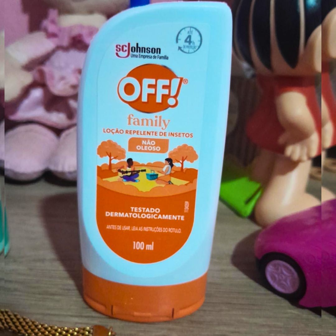 OFF! Family, Loção Repelente de Mosquitos e Insetos, Nova Embalagem, Proteção por até 4h, Testado dermatologicamente, 100ml na Amazon