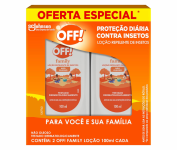OFF! Family Repelente de Insetos, Proteção por até 4h, 2 Unidades de 100ml na Amazon