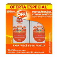 OFF! Family Repelente De Insetos, Proteção Por Até 4h, 2 Unidades De 100ml na Amazon