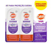 OFF! Kids Loção Repelente de Insetos e Mosquitos, 2 x 200ml na Amazon