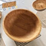 Oikos – Bowl de Bambu para Salada na Amazon