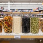 Oikos – Kit 4 Potes de Vidro 1,65L com Tampa Bambu Herméticos Redondos na Amazon