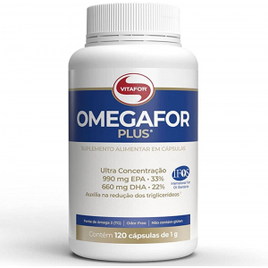 ÔmegaFor Plus Vitafor 1000Mg - 120 Cápsulas na Amazon