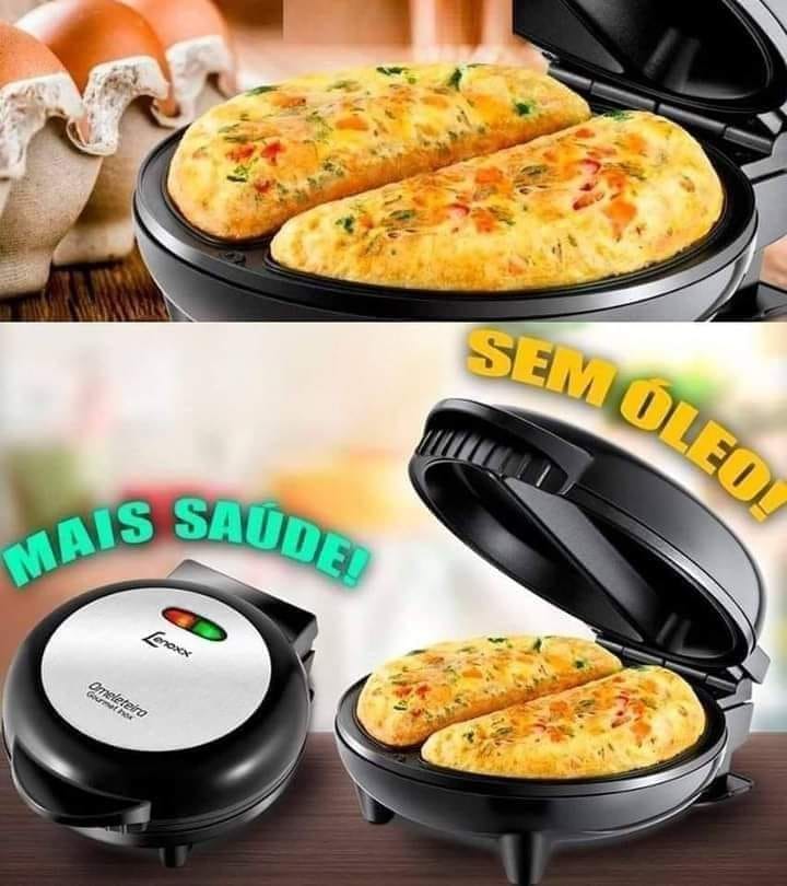 Omeleteira Elétrica Lenoxx Preta – Gourmet Inox na Magazine Luiza