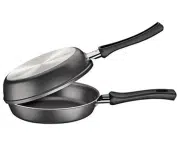 Omeleteira Tramontina Loreto em Alumínio com Revestimento Antiaderente Grafite – 20 cm na Casas Bahia