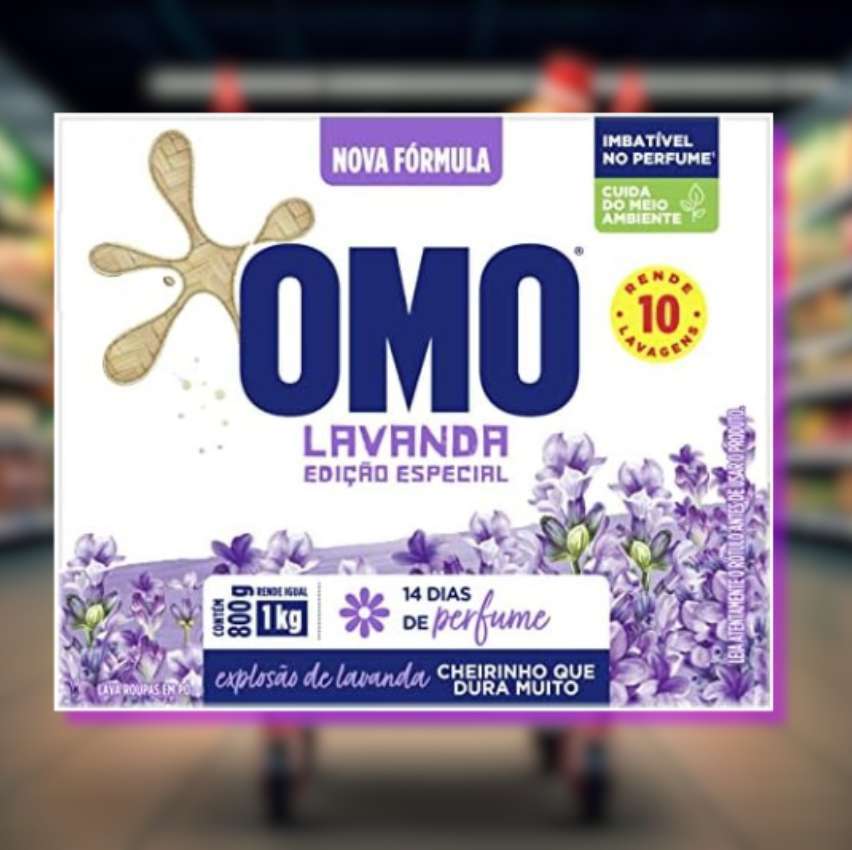 OMO Lava-Roupas Em Pó Com Ativo Concentrado Lavanda Caixa 800G Edição Especial na Amazon