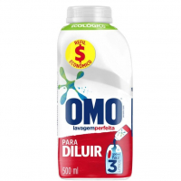 OMO Lavagem Perfeita Para Diluir - Sabão Liquido Concentrado 500Ml na Amazon
