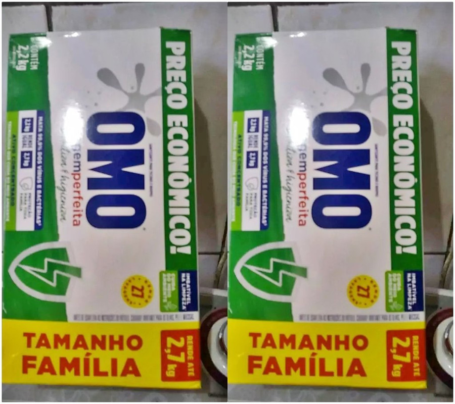 Omo Lavagem Perfeita Sanitiza & Higieniza 2.2Kg na Amazon