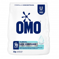 OMO Lavanderia Profissional Clinical Detergente Em Pó 4kg na Amazon