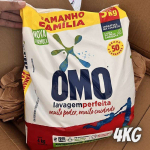 OMO Sabão em Pó Lavagem Perfeita Pacote Família – 4 kg na Amazon