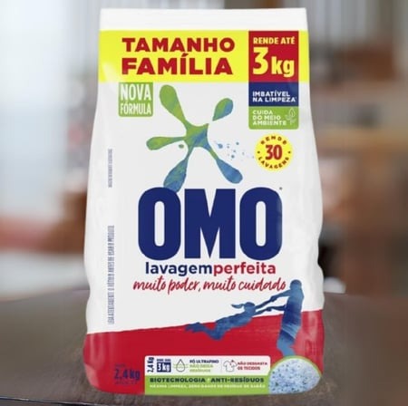 OMO Sabão Em Pó Omo Lavagem Perfeita 2.4Kg Bag na Amazon