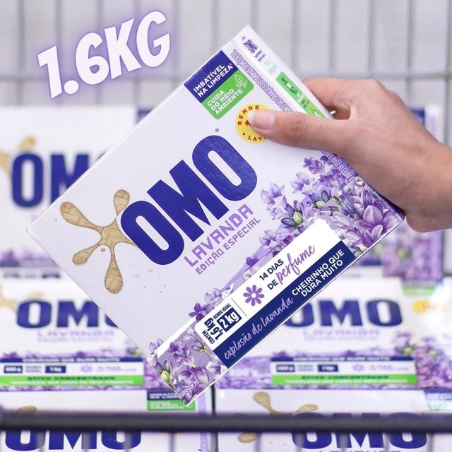 OMO Sabão Em Pó Omo Lavanda Edição Especial 1.6Kg na Amazon