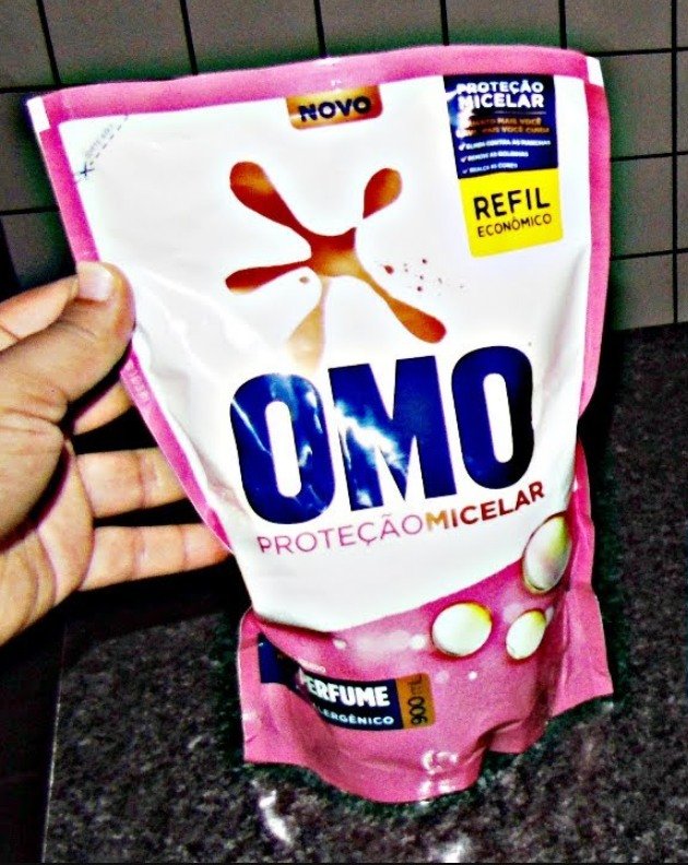 OMO Sabão Liquido Refil Proteção Micelar 900Ml na Amazon