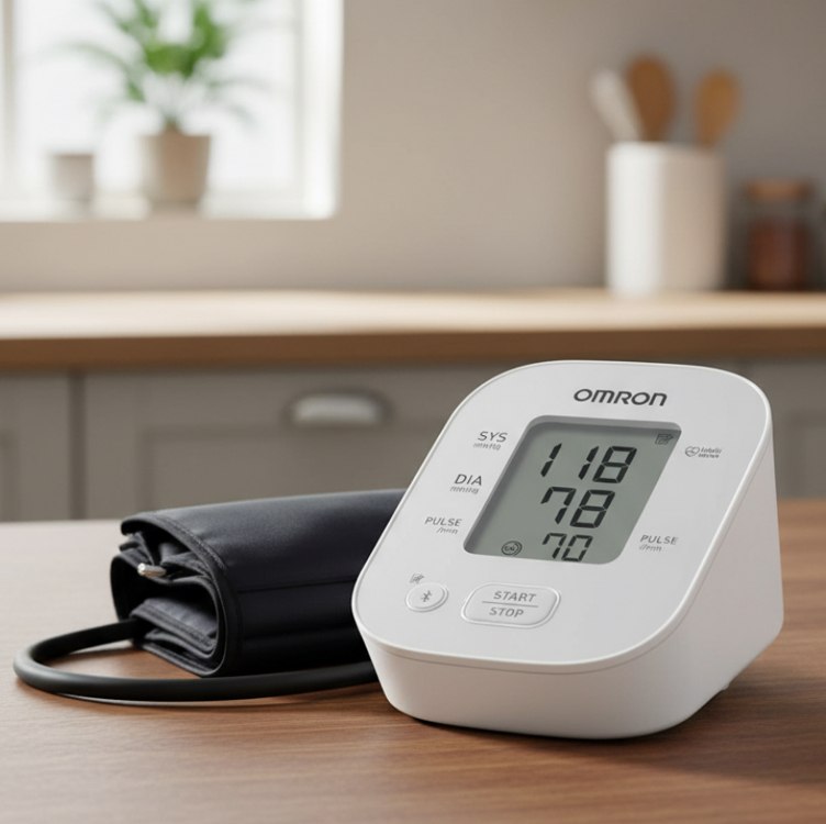 OMRON Monitor de Pressão Arterial de Braço HEM-7144T2 na Amazon