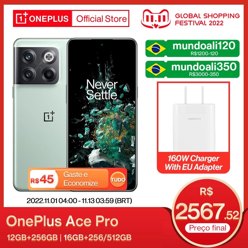 Oneplus Ace Pro 5G Cupom na Aliexpress