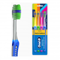 Oral-B Escova De Dente Clean Indicator Color Collection, 4 Unidades na Amazon