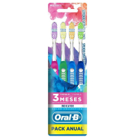 Oral-B Escova Dental Indicator, Colors 35 - 4 Unidades na Amazon