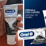 Oral B Pasta de Dente 3D White Mineral Clean com Carvão de Bambu, Fórmula de Carvão Natural, Com Flúor, 53 ml na Amazon