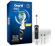 Oral-B PRO Series 1+, Escova de Dentes Elétrica, Cabeça Redonda, Cabo Ergonômico, 3 refis Precision Clean, Preta na Amazon