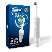 Oral-B PRO Series 1, Escova De Dentes Elétrica, Cabeça Redonda, Cabo Ergonômico, Branca, 110V na Amazon