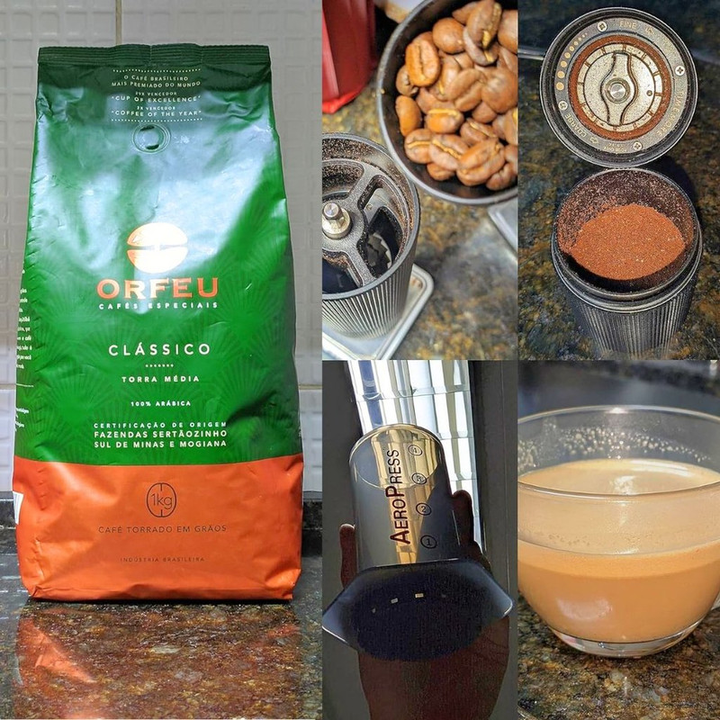 ORFEU Café Em Grãos Clássico Orfeu 250G na Amazon