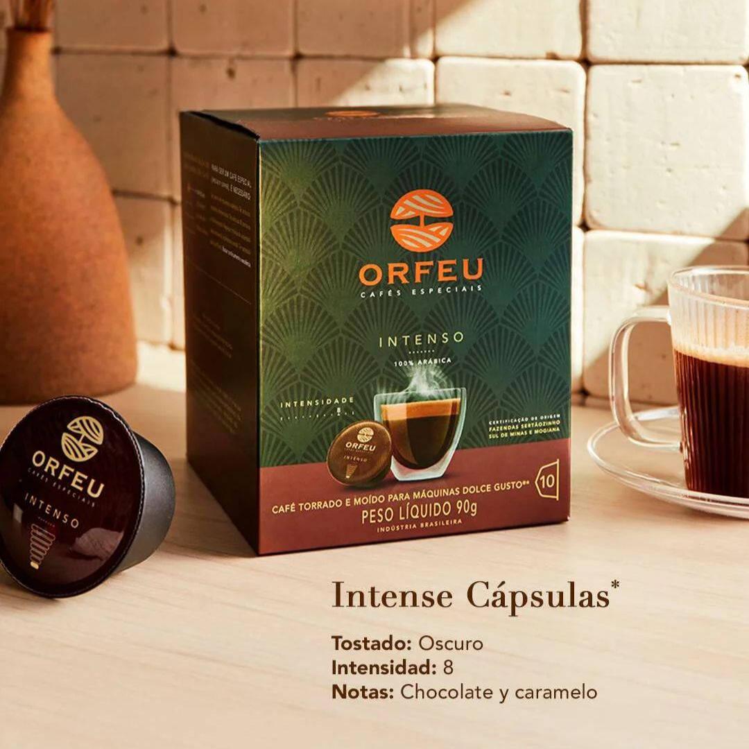 ORFEU Café Orfeu Cápsula 10 Intenso Compatível Dolce Gusto na Amazon
