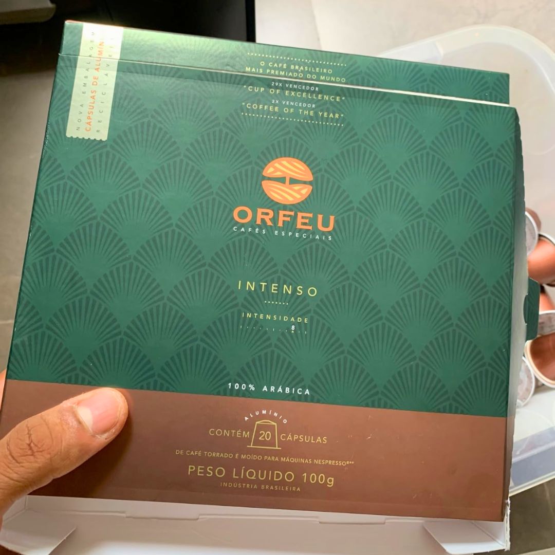 ORFEU Cápsulas De Café Orfeu Intenso Compatível Com Nespresso Contém 20 Unidades na Amazon