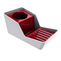 Organizador De Pia - Vermelho, Crippa, 40503021, Branco/vermelho na Amazon