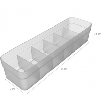 Organizador Para Gavetas Colmeia Organizadora Logic Pequeno Natural, OU na Amazon