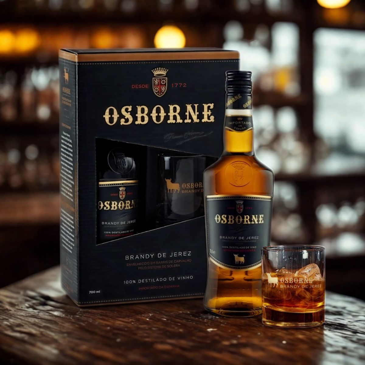 Osborne Kit Brandy De Jerez Sabor 700 Ml na Amazon