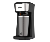 Oster Cafeteira 2Day Inox 2 em 1 com Copo Térmico, 220V, Preto/Inox, 600W, OCAF200 na Amazon