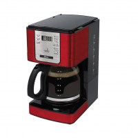 Oster Cafeteira Flavor Programável, 1,5L, 110V, Vermelha/Preto, 1000W, BVSTDC4401RD na Amazon