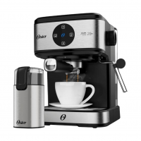 Oster Kit Espresso Oster - Cafeteira Double E Moedor De Café Elétrico Inox - 127V na Amazon