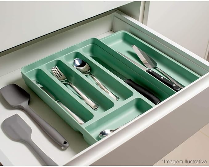 OU ORGANIZADOR DE TALHERES COM EXTENSOR LOGIC na Amazon