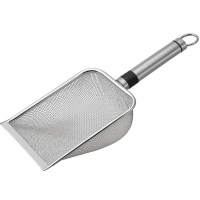Pá Coletora Para Caixa De Areia De Gato 3 Tamanhos Peneira De Aço Inox Premium (4,8mm) na Amazon
