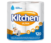 Pack 2 Rolos Papel Toalha Kitchen Folha Dupla na Amazon