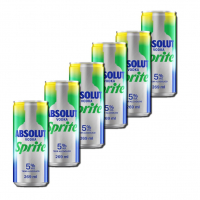 Pack Bebida Mista Alcoólica Absolut Vodka Sprite - 6 Unidades De Lata 269ml na Amazon