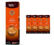 Pack Cápsula de Café Espresso Ameno TRES – 3 Corações – 40 unidades na Amazon