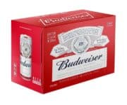 Pack Cerveja Budweiser American Lager Sleek 350ML – 12 Unidades na Amazon