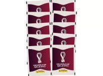 Pack com 10 Pacotes de Figurinhas Copa do Mundo – Qatar 2022 na Magazine Luiza