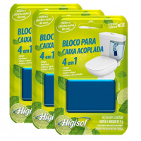 Pack Com 3 Blisters Para Caixa Acoplada De Vasos Sanitários - Cítrico 1X35G, Higisol na Amazon
