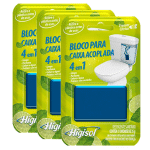 Pack com 3 Blisters Para Caixa Acoplada de Vasos Sanitários – Cítrico 1X35G, Higisol na Amazon