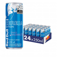 Pack De 24 Latas Energético Red Bull Energy Drink, Cereja E Frutas Silvestre, 250 Ml na Amazon