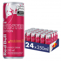 Pack De 24 Latas Red Bull Energético, Winter Edition, Pera E Canela, 250ml na Amazon