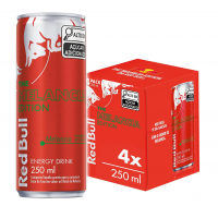 Pack De 4 Latas Red Bull Energético, Melancia, 250 Ml na Amazon