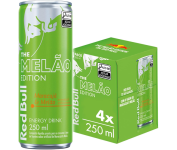 Pack de 4 Latas Red Bull Energético, Melão Edition, Maracujá e Melão, 250ml na Amazon