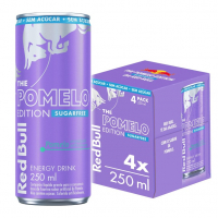 Pack De 4 Latas Red Bull Energético, Pomelo Edition, Sem Açúcar, 250ml na Amazon