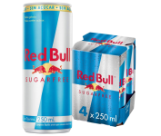 Pack de 4 Latas Red Bull Energético, Sem Açúcar, 250m na Amazon