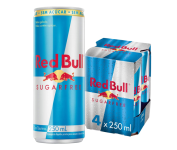 Pack de 4 Latas Red Bull Energético, Sem Açúcar, 250m na Amazon